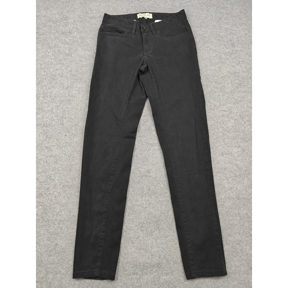 Dapper Boi Pants Mens 28x30 Black Chino Stretch Cotton Spandex Casual Tapered